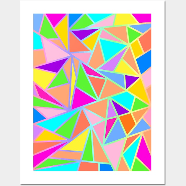 Vibrant Geometric Wall Art by SartorisArt1